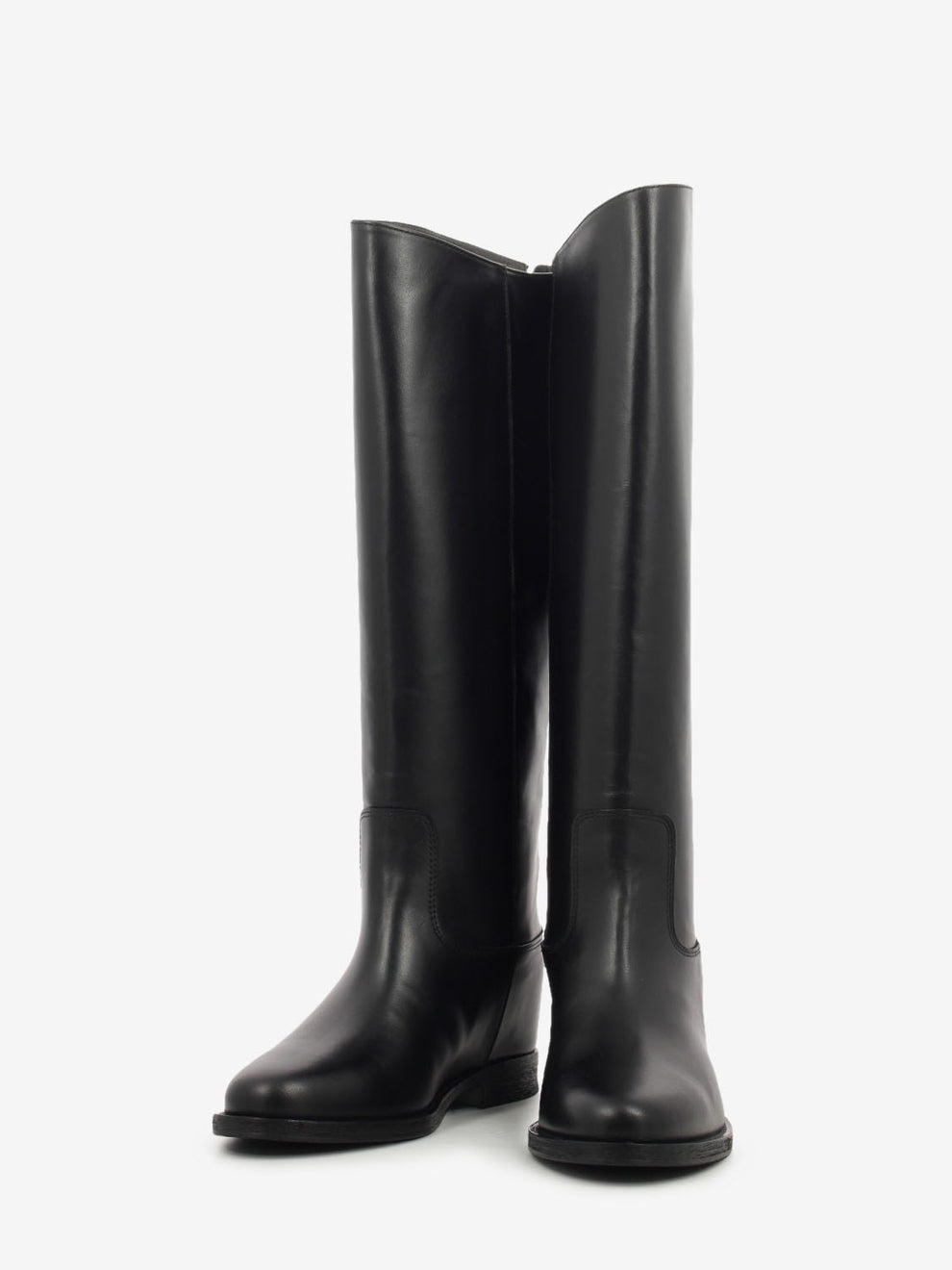 Santa Monica boots with black zip