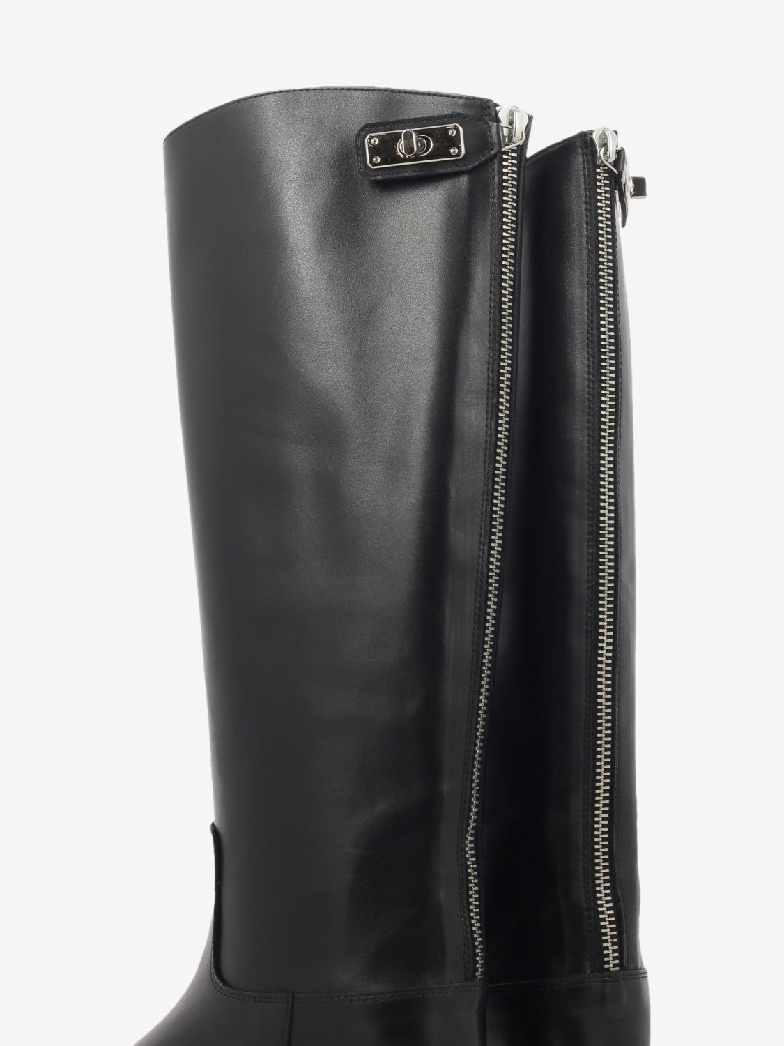 Santa Monica boots with black zip