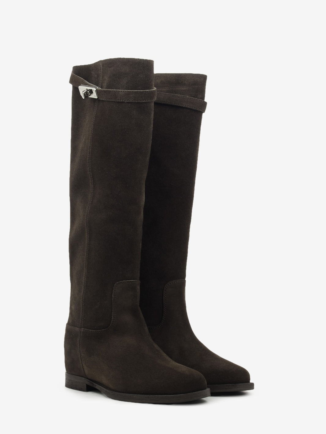Velour Boots with Moor's Head Lock