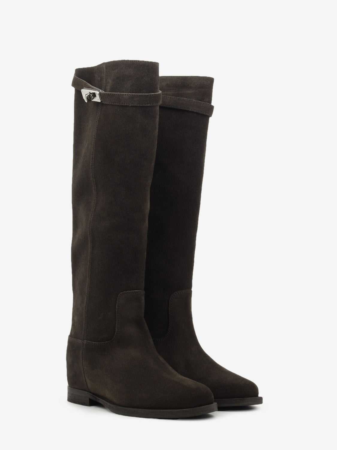 Velour Boots with Moor's Head Lock