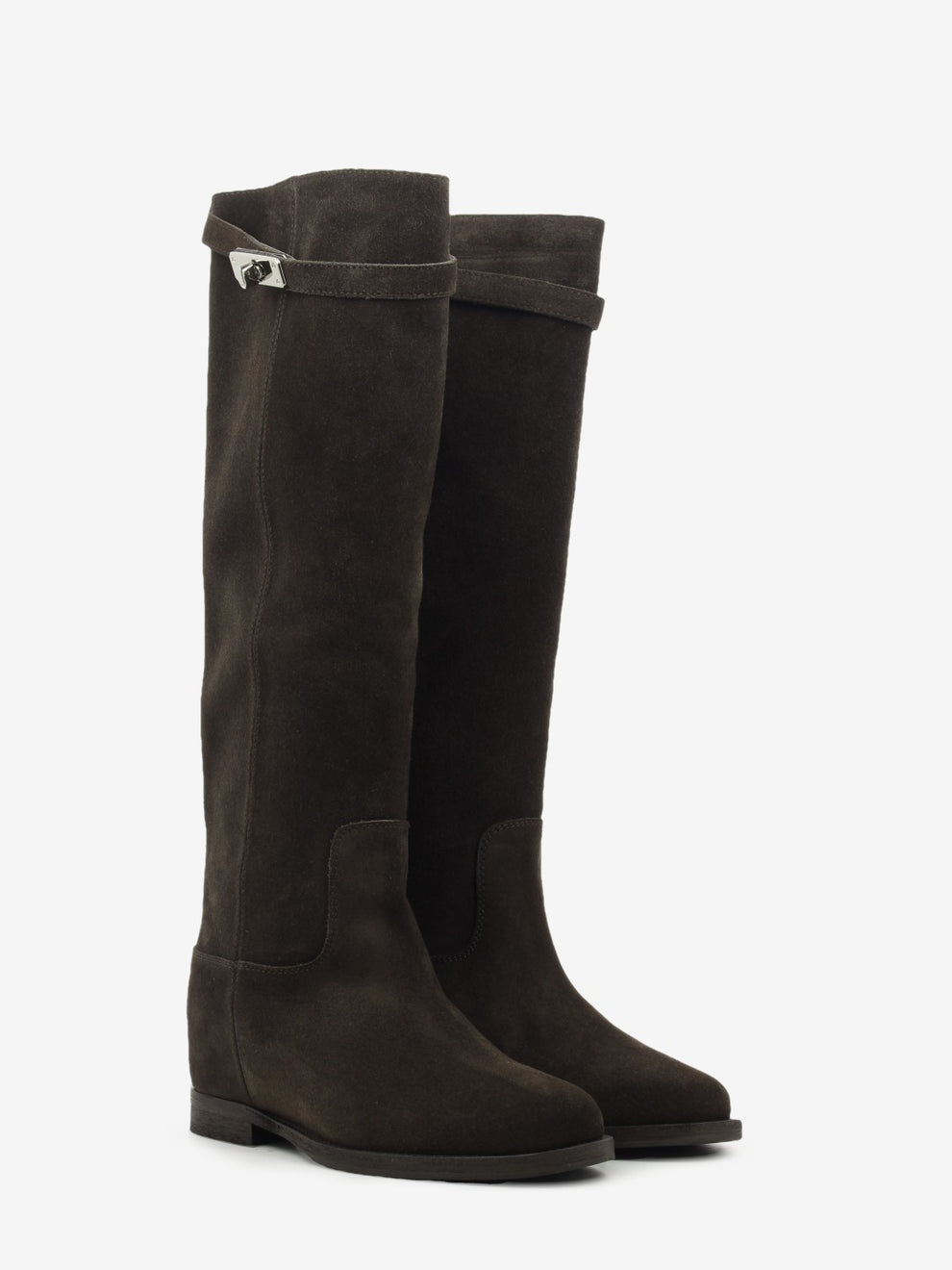 Velour Boots with Moor's Head Lock
