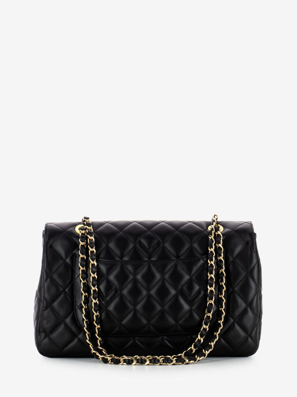 Borsa trapunta matelassè nero / oro