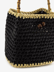 VIAMAILBAG - Borsa Naxos crochet nero