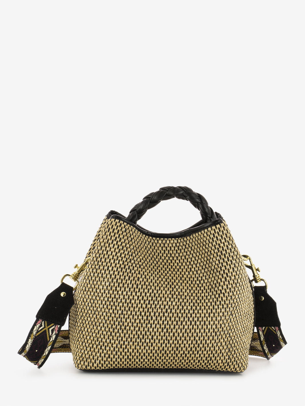 Coral Nomad handbag beige / black