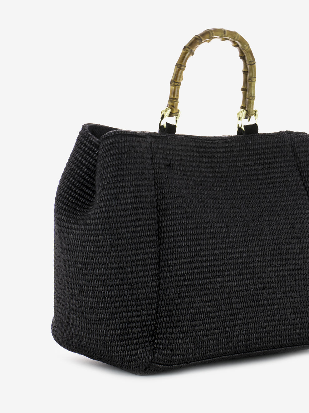 Borsa a mano Giava Trim nera