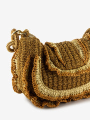 VIAMAILBAG - Borsa a spalla knit raffia