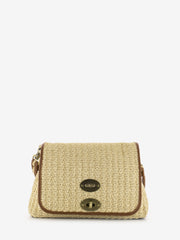 VIAMAILBAG - Borsa Goa crochet con tracolla beige