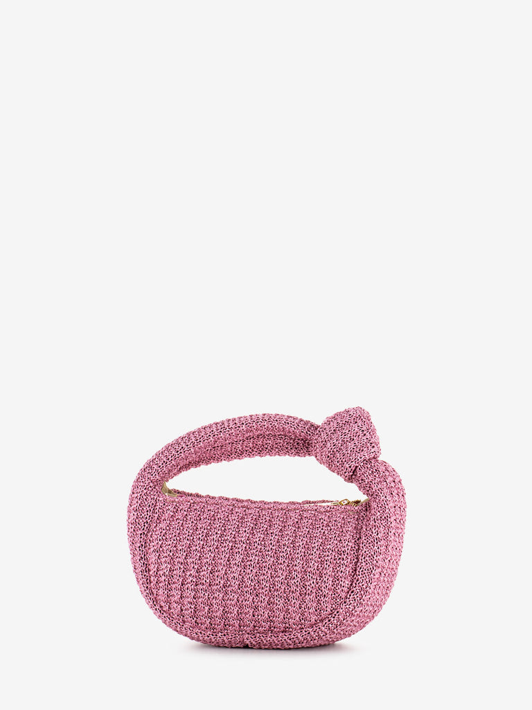 VIAMAILBAG - Borsa Isabel knit rosa