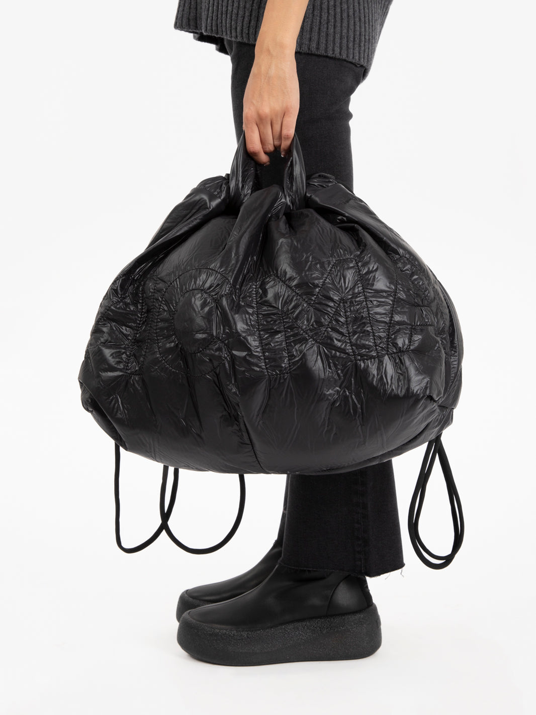 Borsa Paddington in nylon nera