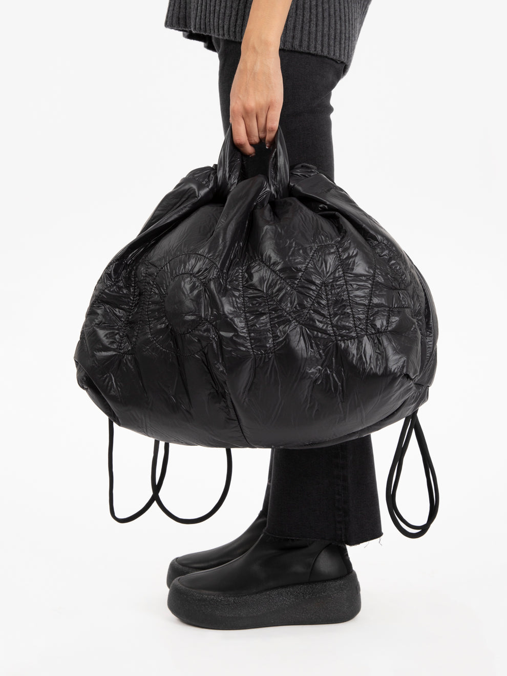 Borsa Paddington in nylon nera
