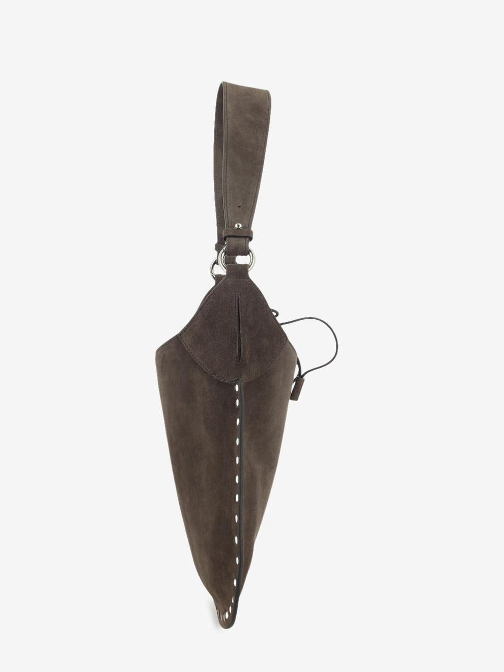 Borsa Velour in suede brown