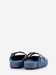 VIC MATIE' - Sabot in denim sea blue