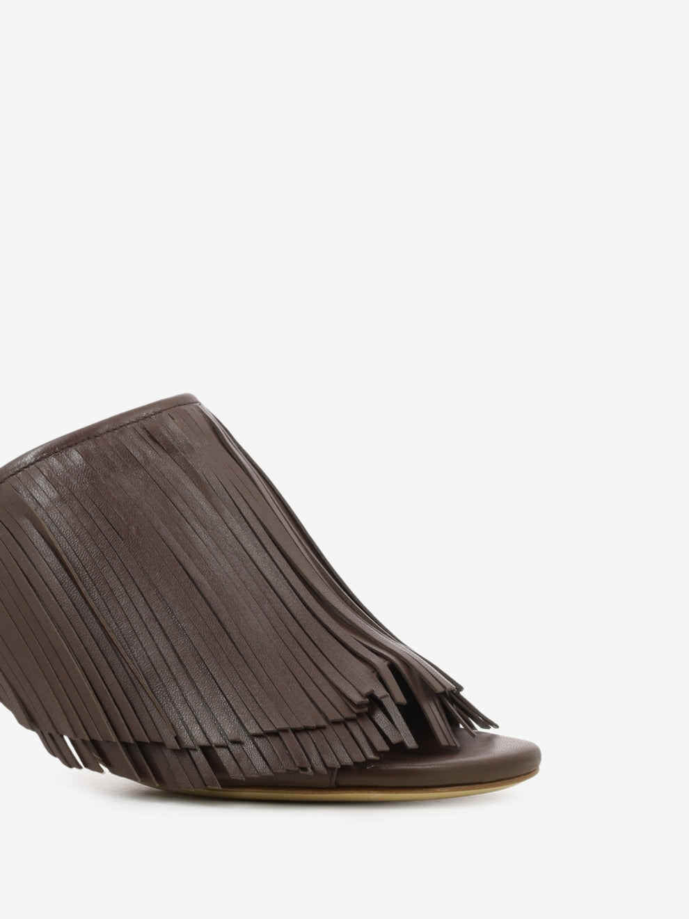 Sandali Baron con frange brown