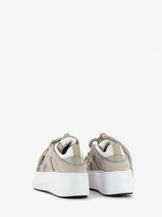 VIC MATIE' - Sneakers Wave con Platform beige / nero