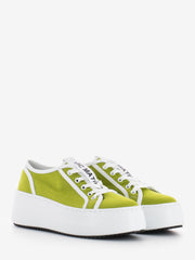 VIC MATIE' - Sneakers Wawe Platform lime / white