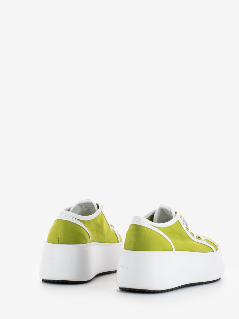 VIC MATIE' - Sneakers Wawe Platform lime / white