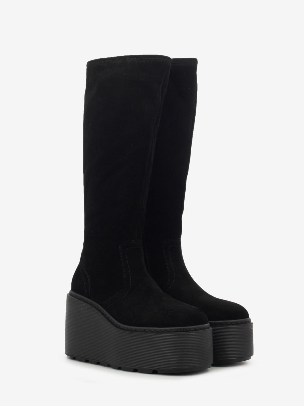 Portugal wedge boots black