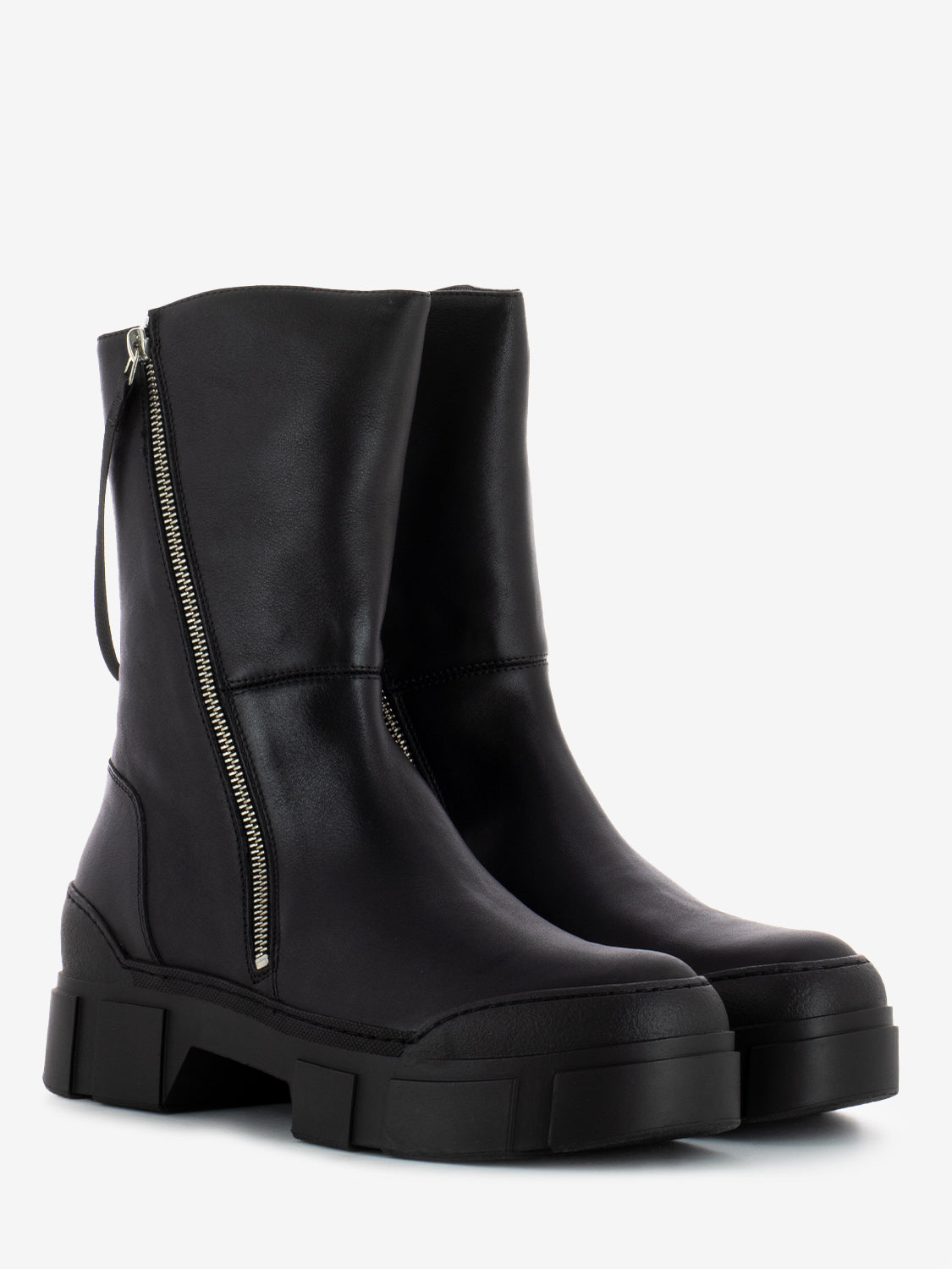 Gospel 101 Black Leather Ankle Boots