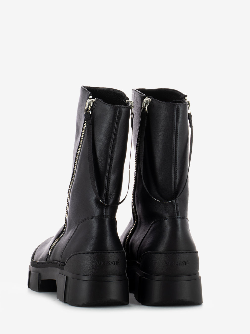 Gospel 101 Black Leather Ankle Boots