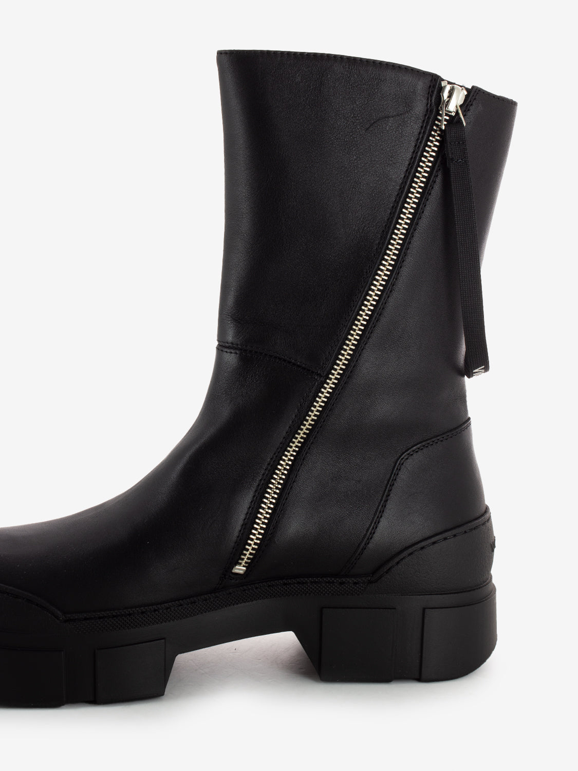 Gospel 101 Black Leather Ankle Boots