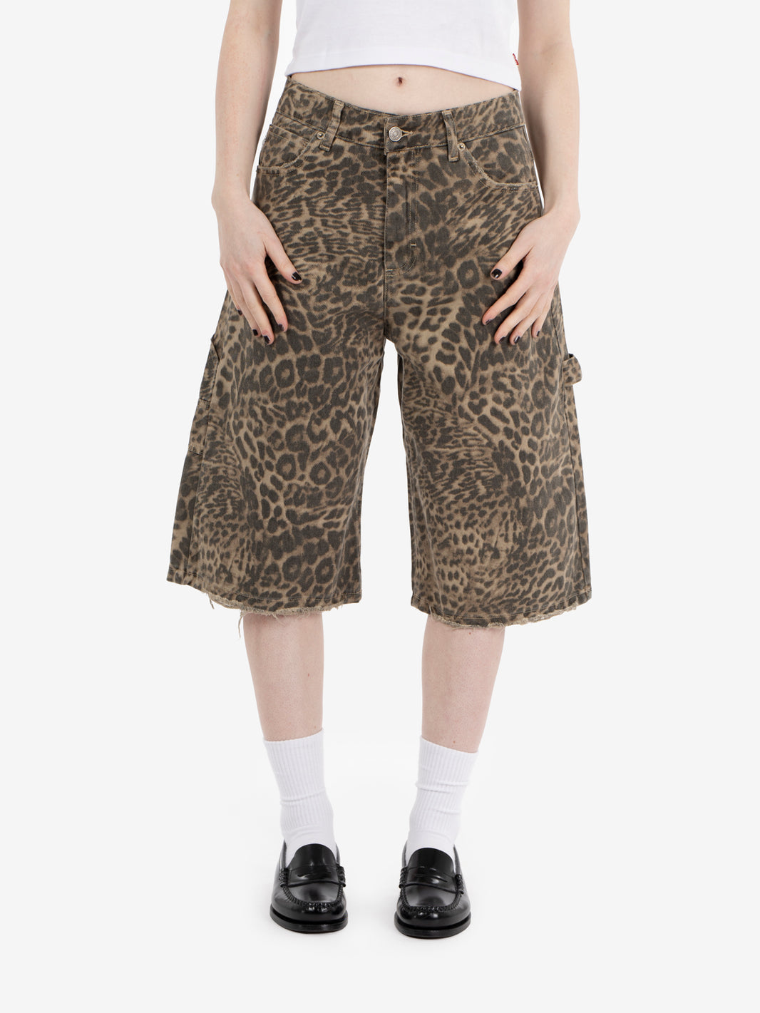 Bermuda cargo leopardato