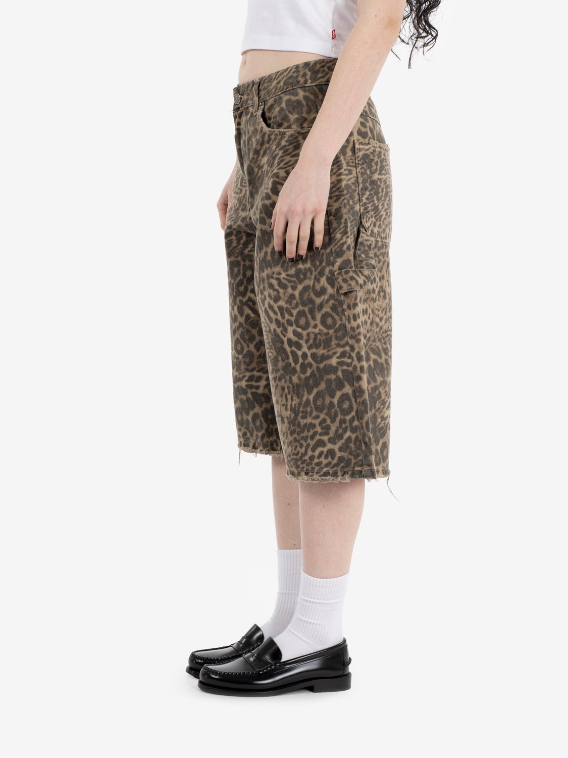 Bermuda cargo leopardato