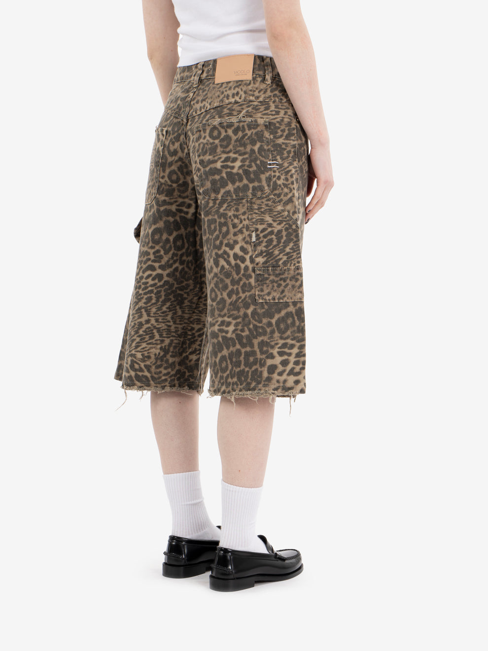 Bermuda cargo leopardato