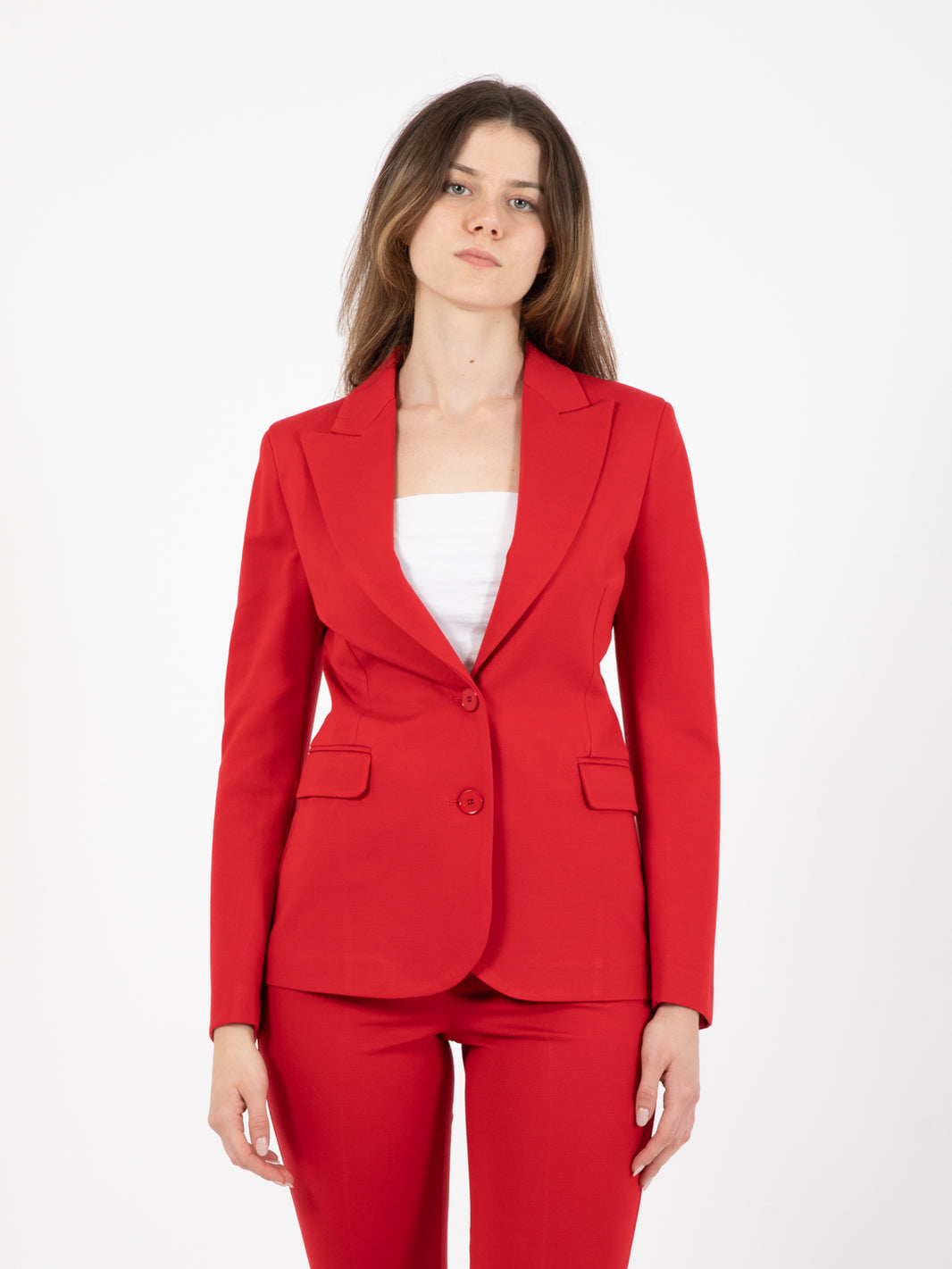 Blazer completo rosso
