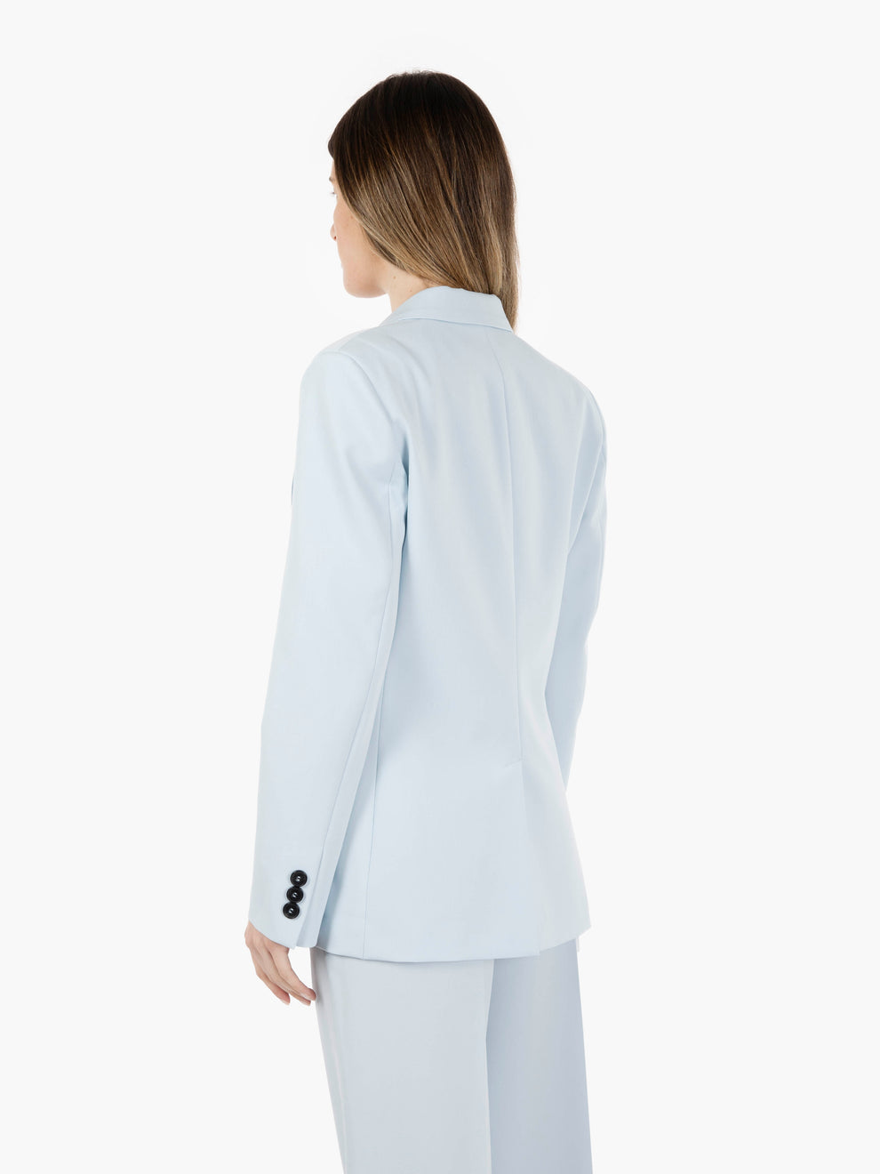 Blazer monopetto azzurro