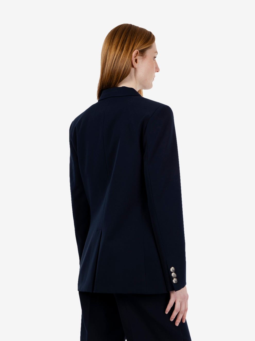 Blazer rever a punta blu