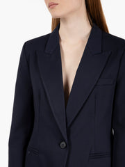 VICOLO - Blazer rever a punta blu