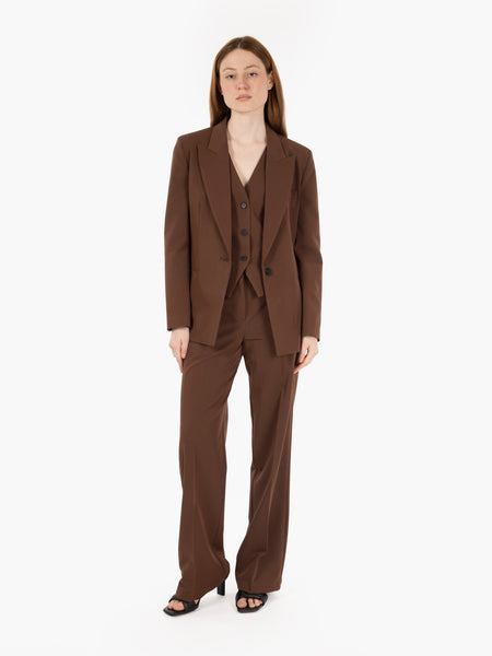 Blazer rever a punta moro