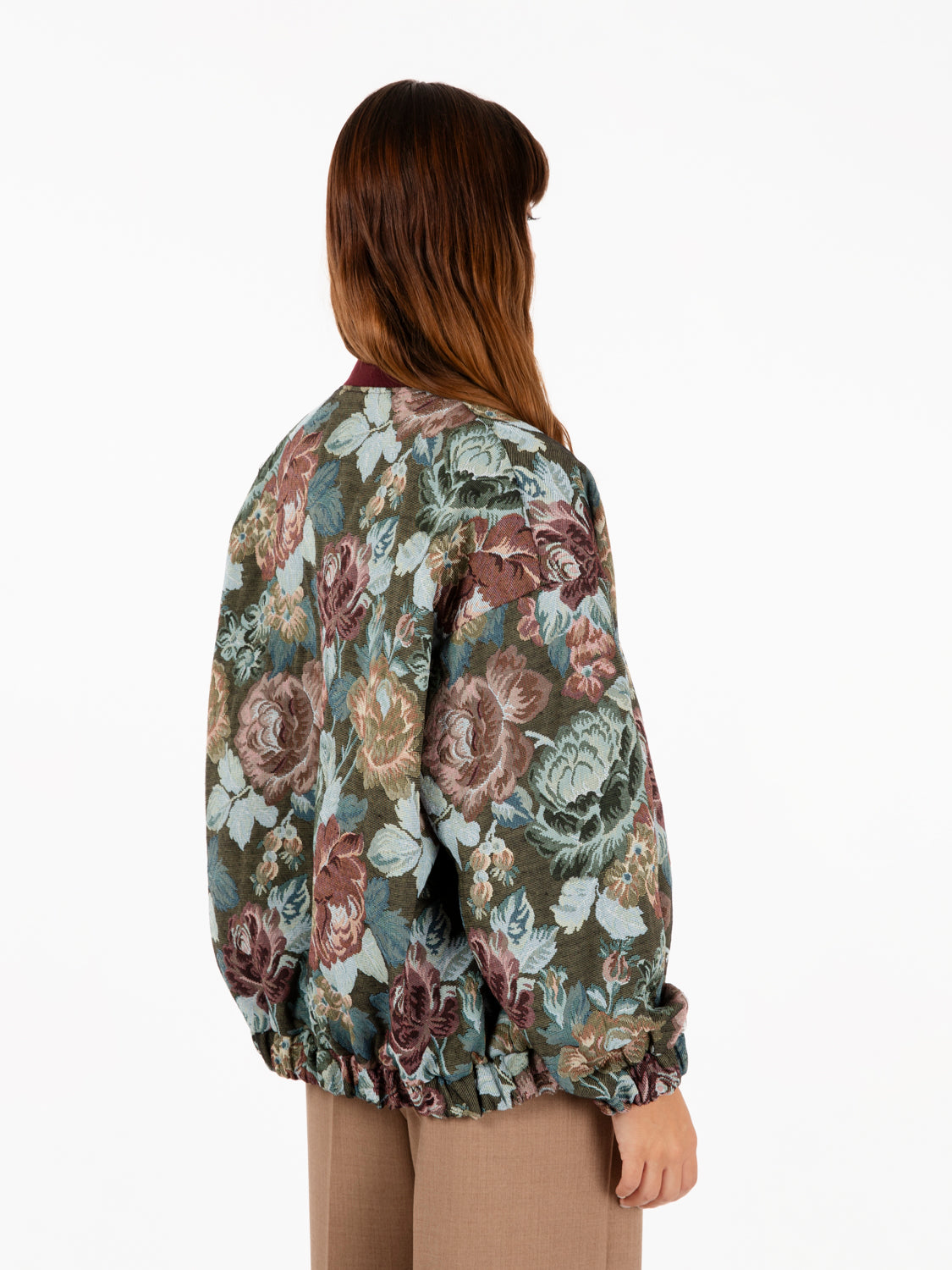 Bomber damascato multicolor