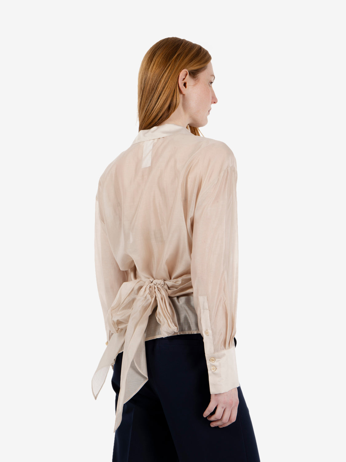 Almond wrap shirt
