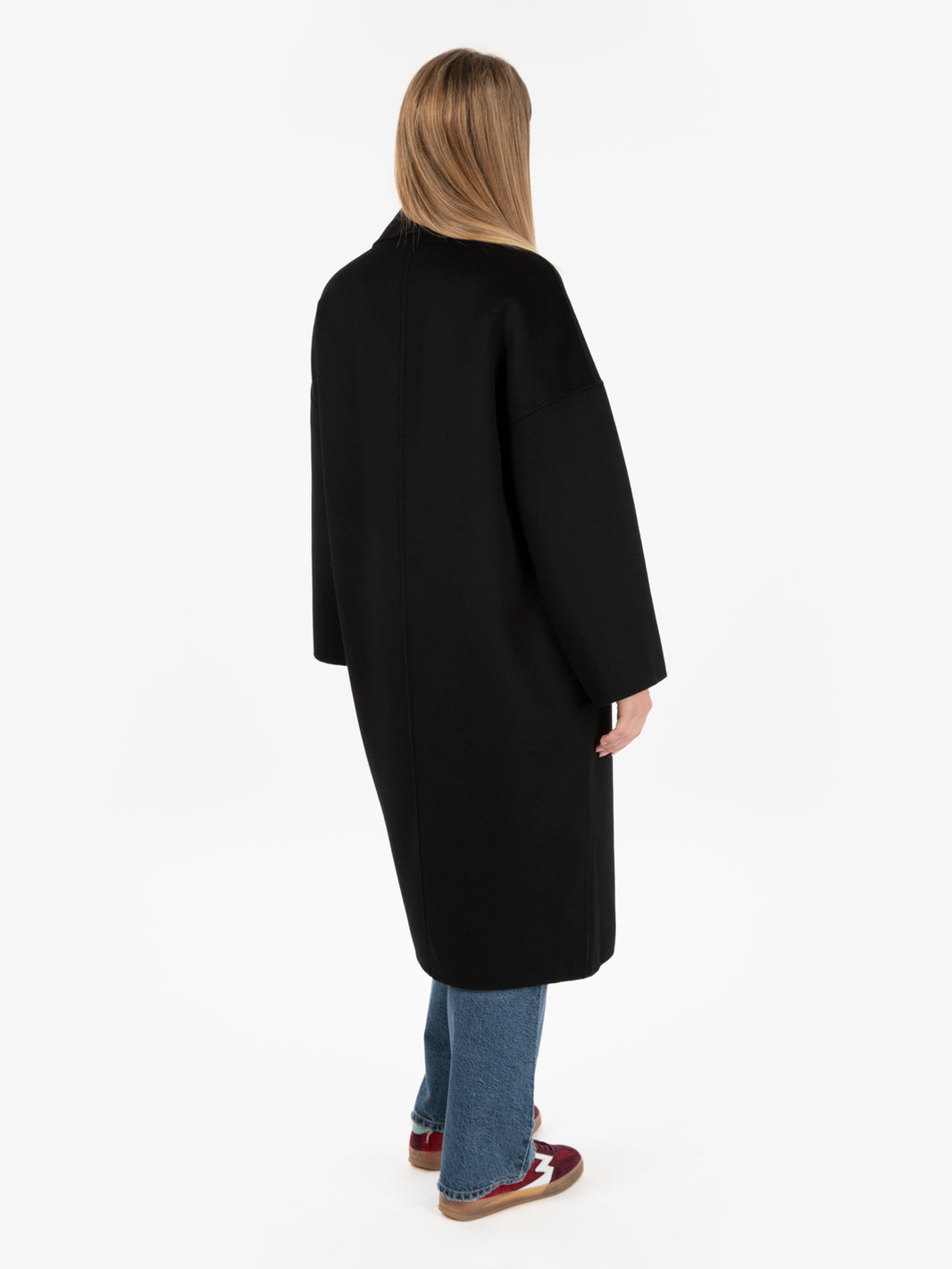 Cappotto a ovetto nero