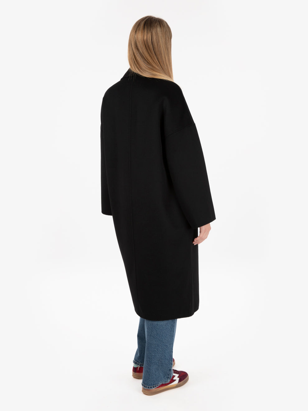 Cappotto a ovetto nero