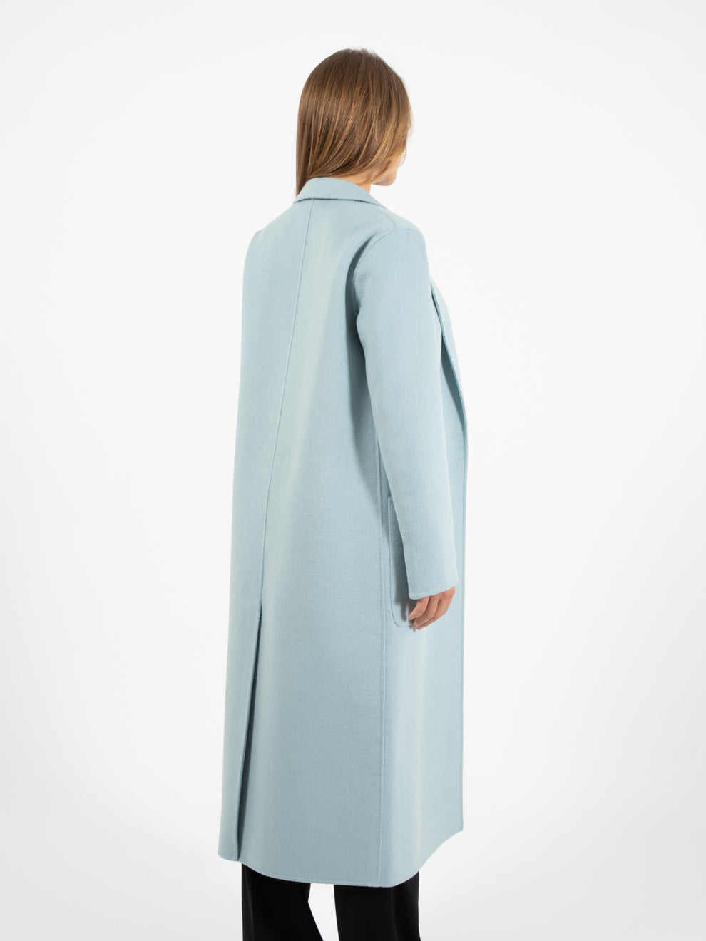 Cappotto lungo stretto polvere