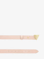 VICOLO - Cintura stampa coccodrillo rosa polvere