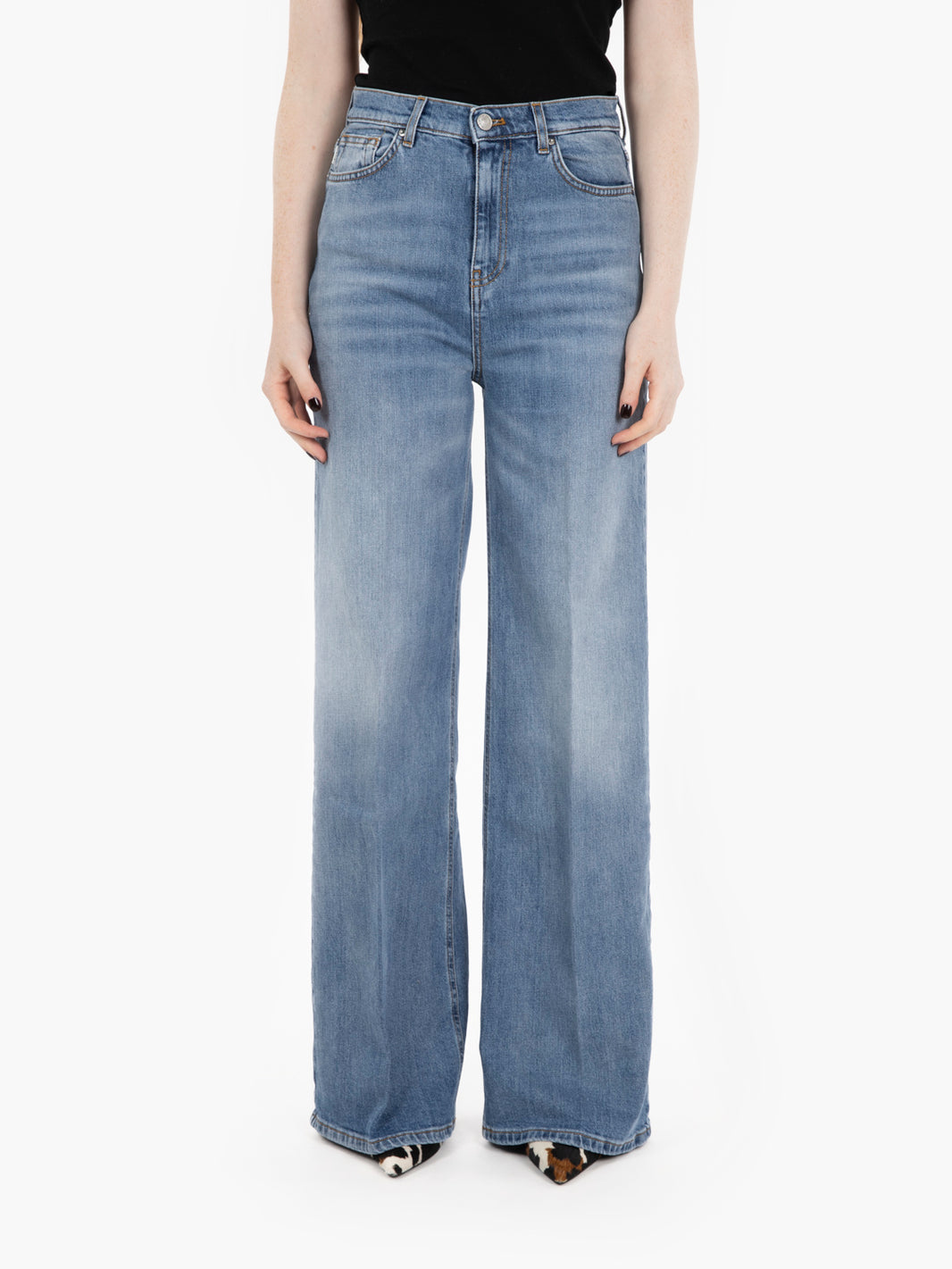 Lexie blue palazzo jeans