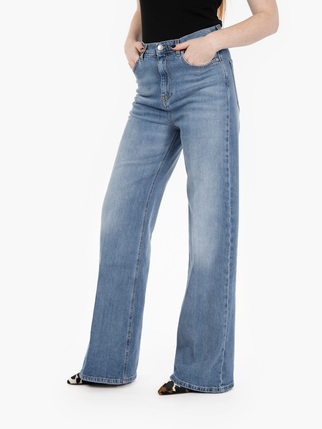 Lexie blue palazzo jeans