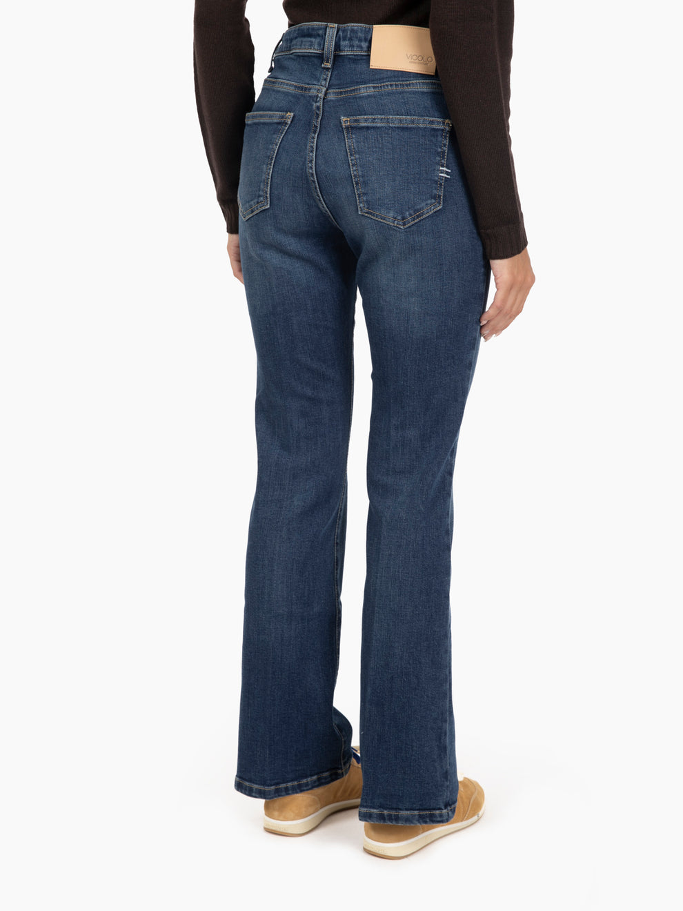 Jeans a trombetta Giselle blu