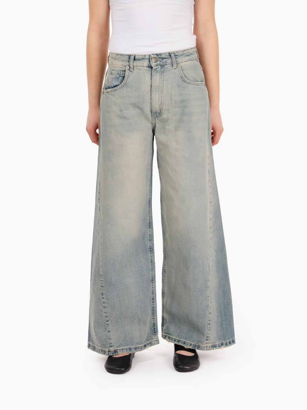 Jeans ampio Nathalie denim chiaro
