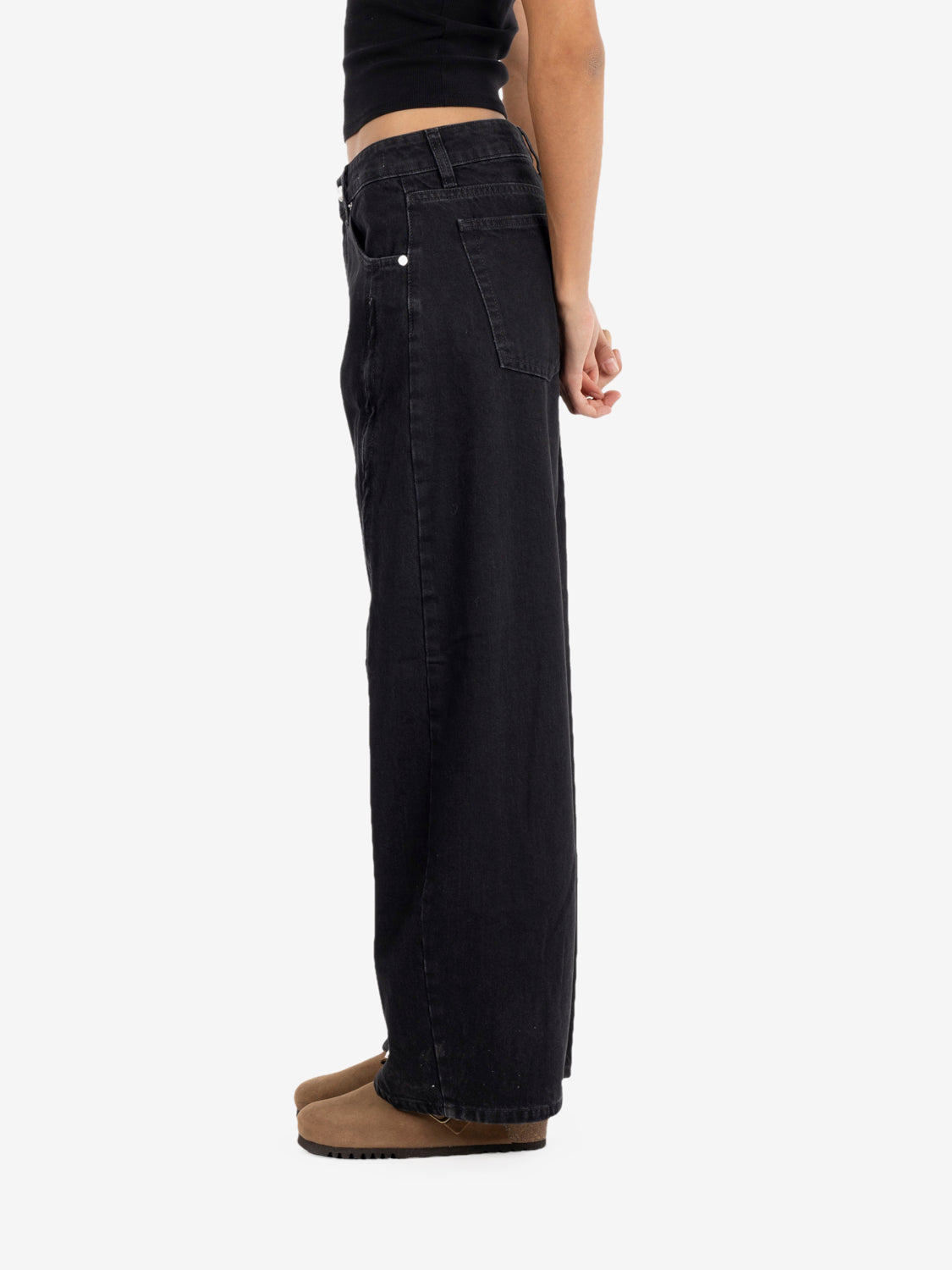Jeans balloon Naya denim nero