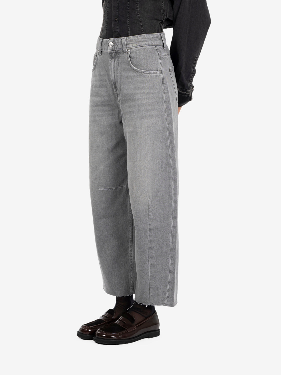 Jeans denim Delia grigio