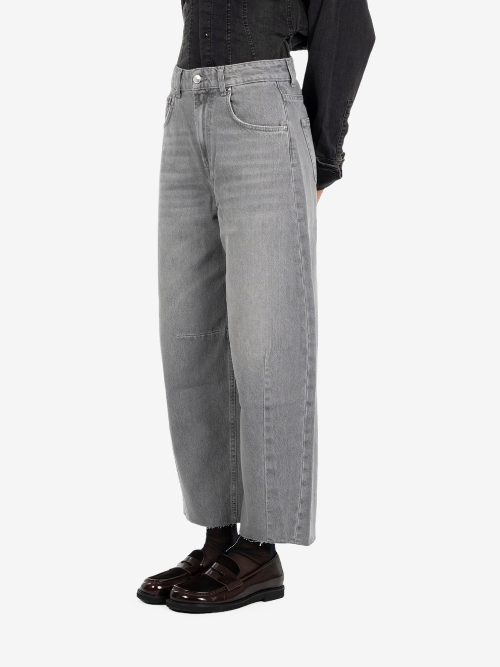 Jeans denim Delia grigio