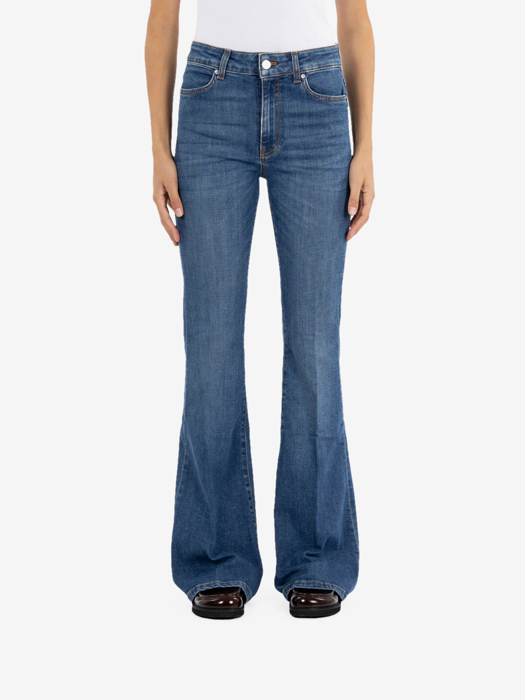 Jeans Gisele flare denim blu