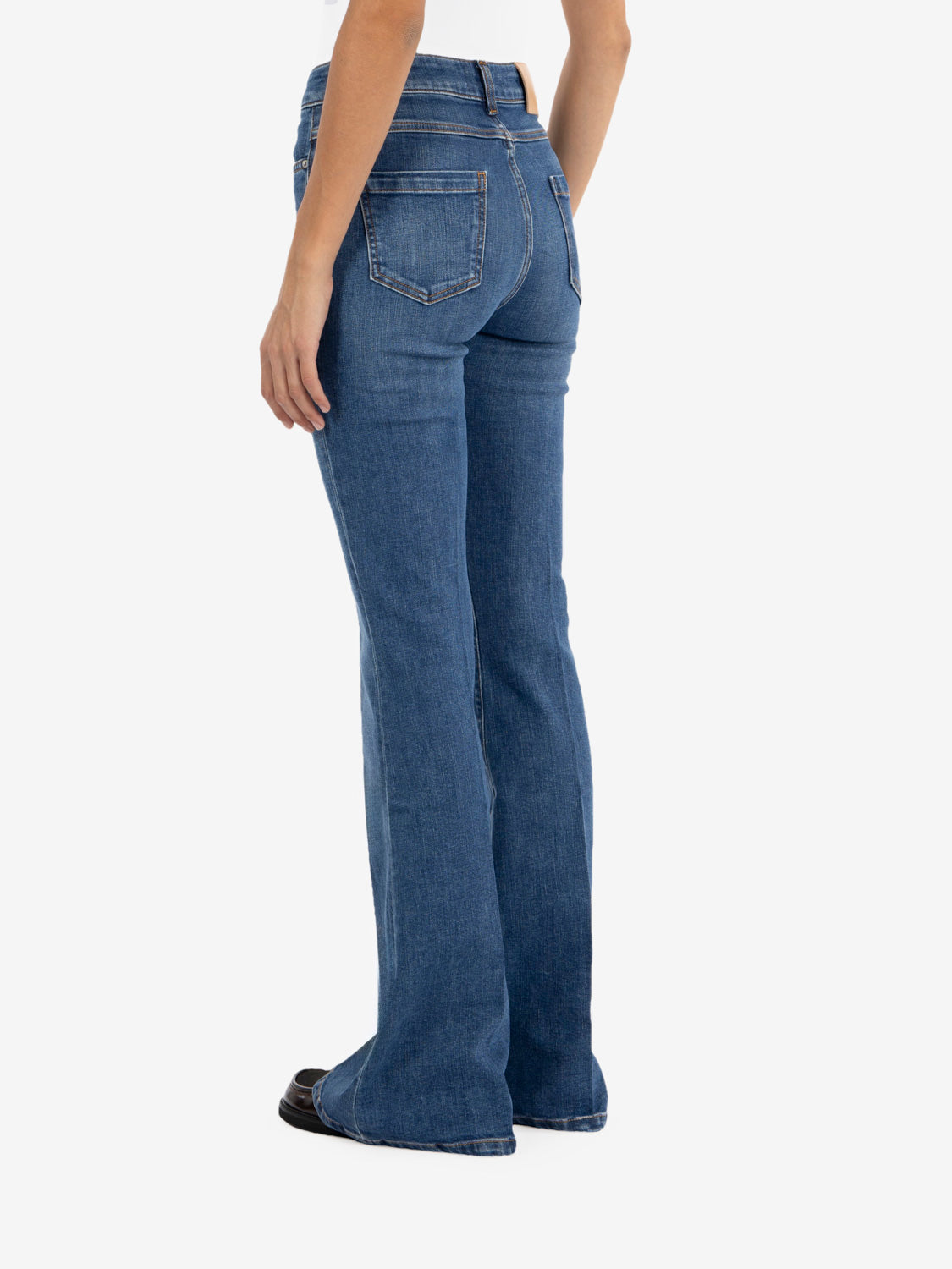 Jeans Gisele flare denim blu