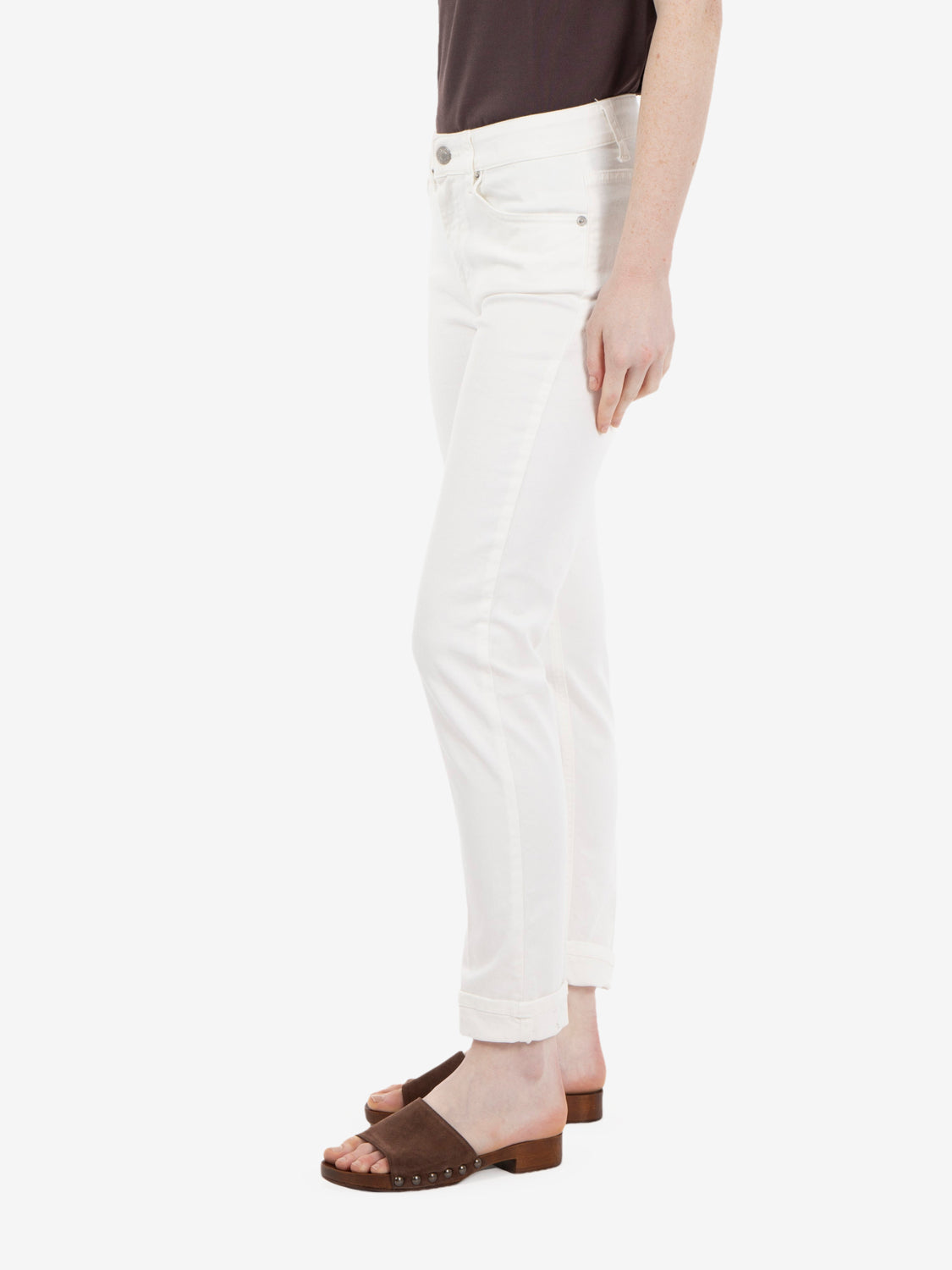 Icon Daisy white skinny jeans