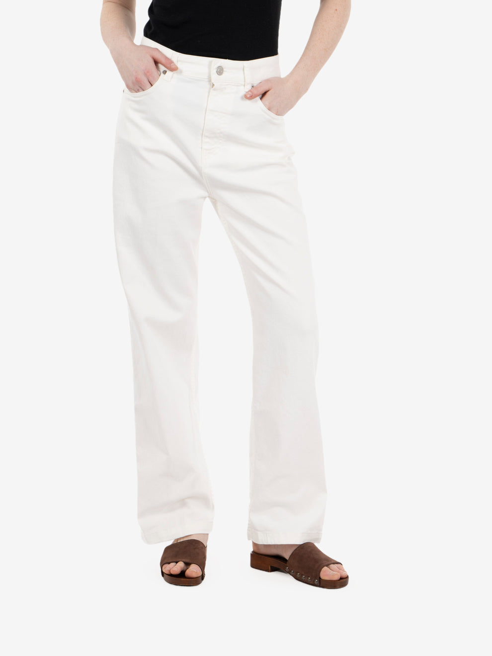 Jeans Kate straight fit bianco