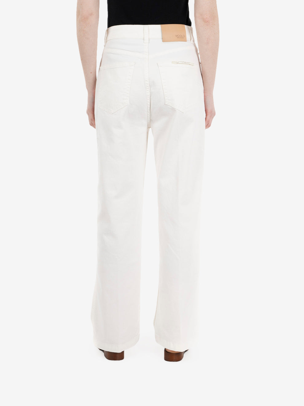Jeans Kate straight fit bianco